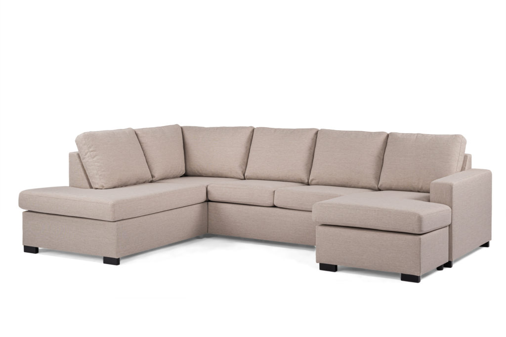 3-zitshoek CL links, stof Inari 22, I460 beige, Crazy A3D Inari 22 beige - Afbeelding 2