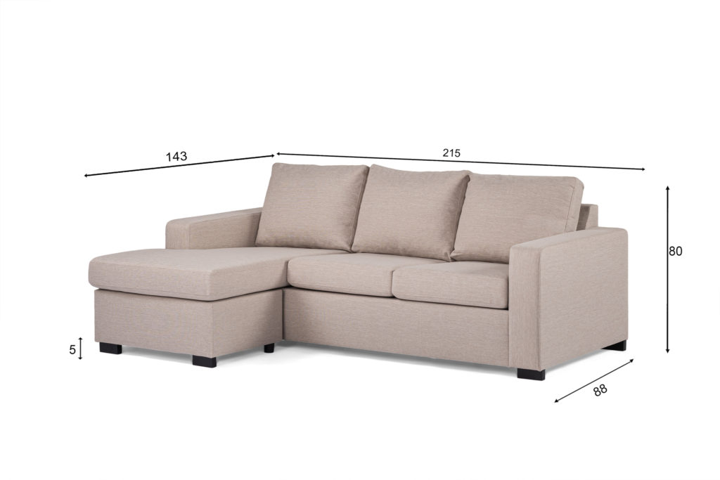 3-zitsbank CL, stof Inari 22, I460 beige - Afbeelding 15