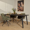 Eettafel Omaha Black | 180 cm - Afbeelding 2