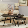 Salontafel Ohio Black | set van 3 - Afbeelding 2