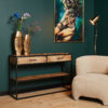 Sidetable Arlington | 2 lades - Afbeelding 2
