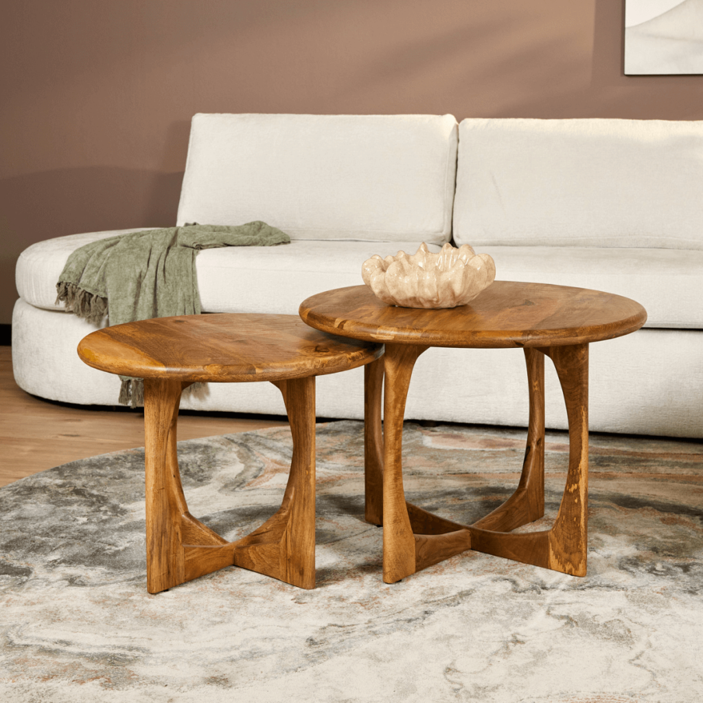 Bijzettafel Milou | Naturel | 60 cm - Afbeelding 2