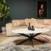 Salontafel Faye | Ovaal | Wit marmer - Afbeelding 2