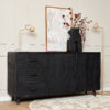 Dressoir Omaha Black | 180 cm - Afbeelding 2