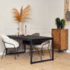 Eettafel Boaz Black | 200 cm - Afbeelding 2