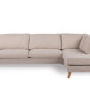 3-zits hoek rechts, stof Inari 22, I460 beige, eiken poot - Afbeelding 3