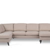 3-zitshoek links CL, stof Inari 22, I460 beige, zwarte poot - Afbeelding 3