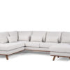 3-zitshoek links CL, stof Melva 02, M460 beige - Afbeelding 3