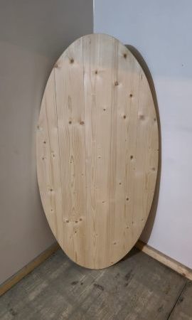 OUTLET!  Los tafelblad ovaal