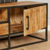 Tv meubel Denver | Mangohout en staal | 180 cm - Afbeelding 3