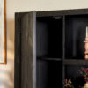 Boekenkast Boaz Black | 2 deuren 1 lade - Afbeelding 3