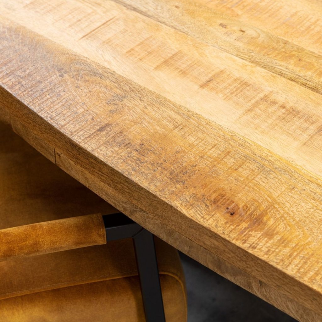 Eetkamertafel Denver | Ovaal | Mangohout | 210 cm - Afbeelding 3