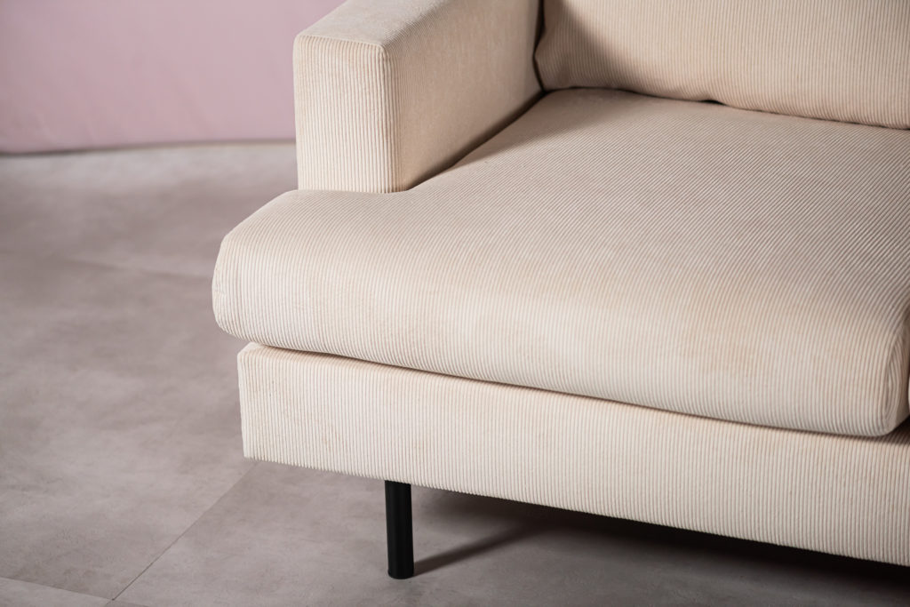 3-zitsbank CL L+R, stof Fjord 23, F460 beige - Afbeelding 4