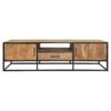 Tv meubel Denver | Mangohout en staal | 180 cm - Afbeelding 4