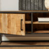 Tv meubel Denver | Mangohout en staal | 100 cm - Afbeelding 4