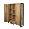 Boekenkast Boaz | 2 deuren 1 lade - Afbeelding 4