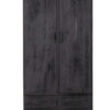 Kabinet Denver Black | Mangohout en staal | 90 cm - Afbeelding 4