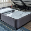 Dreamhouse Boxspring Rondo Velvet - 140x200 - Antraciet - Afbeelding 4