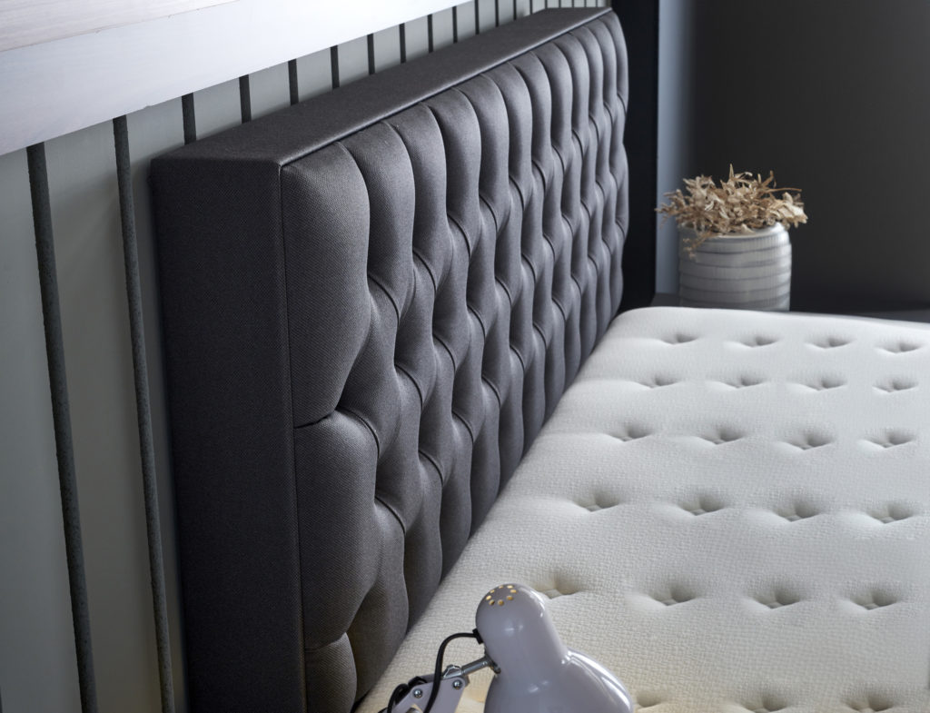 Boxspring Skybedd Chestybedd 160x200 Antraciet met Opbergruimte - Afbeelding 4