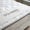 Boxspring Skybedd Dolcebedd 160x200 Beige met Opbergruimte - Afbeelding 4