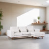 3-zitsbank CL L+R, stof Melva 02, M460 beige - Afbeelding 5