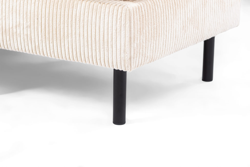 3-zits hoek rechts, stof Lincoln 03, M311 beige - Afbeelding 5
