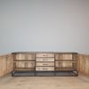 Dressoir Denver | Mangohout en staal | 210 cm - Afbeelding 5