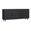 Dressoir Omaha Black | 220 cm - Afbeelding 5