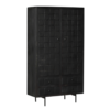 Kabinet Brandy Black | 2 deuren 4 lades - Afbeelding 5