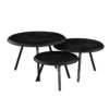 Salontafel Ohio Black | set van 3 - Afbeelding 5