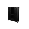 Boekenkast Boaz Black | 2 deuren 1 lade - Afbeelding 5