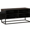 Tv meubel Denver Black 100 cm | Mangohout en staal - Afbeelding 5