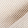 3-zitshoek links, stof Lincoln 03, RIB460 ​​beige, zwarte poot - Afbeelding 6