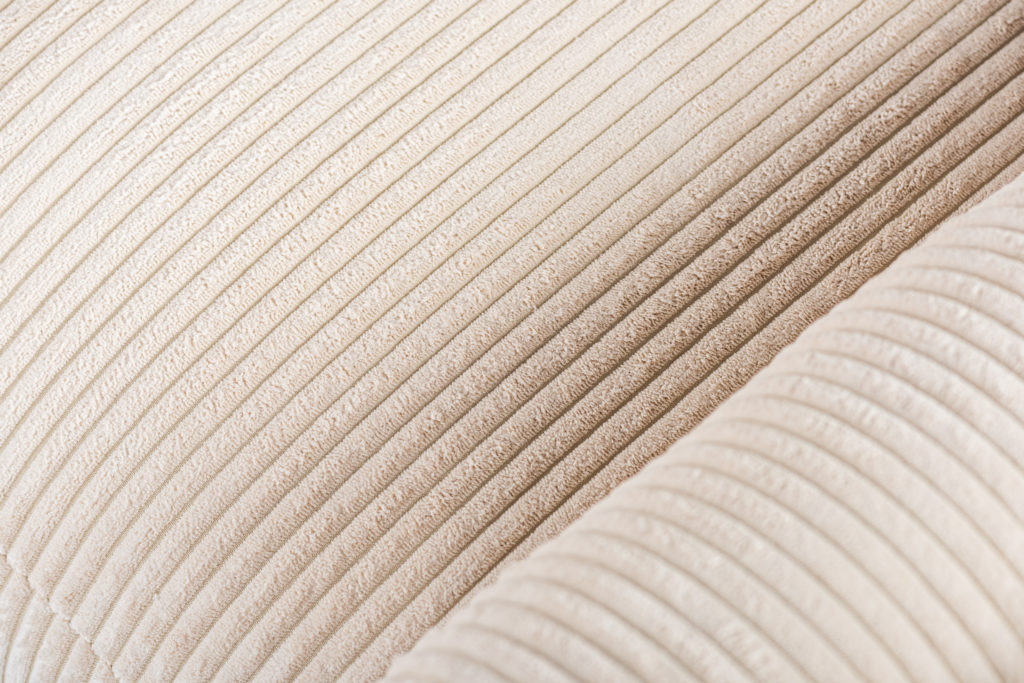 3-zitshoek rechts, stof Lincoln 03, RIB460 beige, zwarte poot - Afbeelding 6