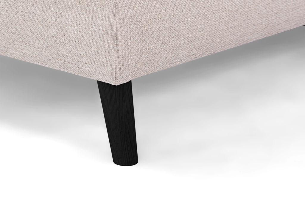 3-zitshoek links, stof Inari 22, I460 beige, zwarte poot - Afbeelding 6