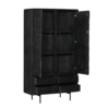 Kabinet Brandy Black | 2 deuren 4 lades - Afbeelding 6