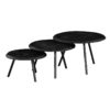 Salontafel Ohio Black | set van 3 - Afbeelding 6