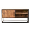 Tv meubel Denver | Mangohout en staal | 100 cm - Afbeelding 6