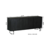 Dressoir Madison | 210 cm - Afbeelding 6