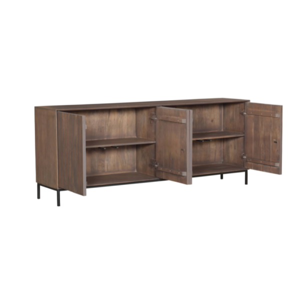 Dressoir Madison Walnoot  | 210 cm - Image 6