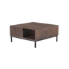 Salontafel Madison Walnoot | 80x80 cm - Afbeelding 6