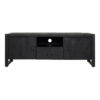 Tv meubel Boaz Black 150 cm | Twee deuren en een lade - Afbeelding 6
