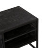 Tv meubel Denver Black 100 cm | Mangohout en staal - Afbeelding 6