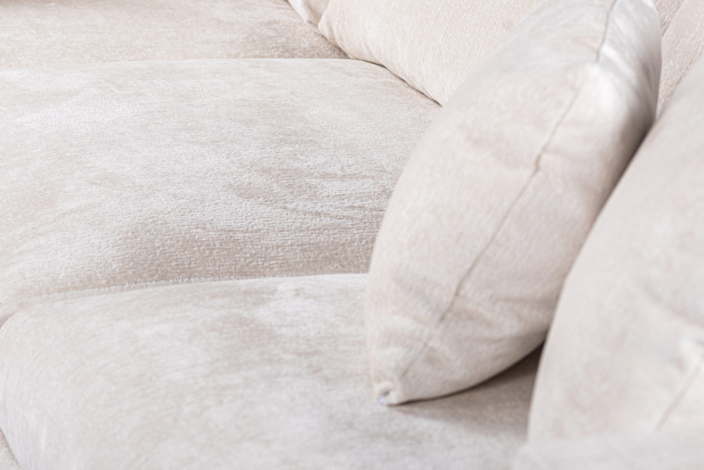 3-zitshoek links, stof Loris 01, L720 champagne - Afbeelding 7