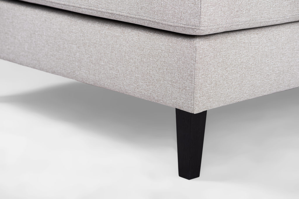 3-zitshoek links, stof Bekleding 83, C311 grijs - Afbeelding 7