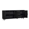 Dressoir Omaha Black | 220 cm - Afbeelding 7