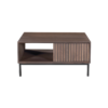 Salontafel Madison Walnoot | 80x80 cm - Afbeelding 7