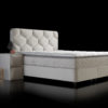 Boxspring Skybedd Dolcebedd 160x200 Beige met Opbergruimte - Afbeelding 7