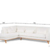 3-zitshoek links, stof Abriamo 4, A920 naturel - Afbeelding 8