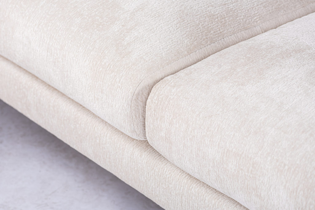 3-zitshoek links, stof Loris 01, L720 champagne - Afbeelding 8